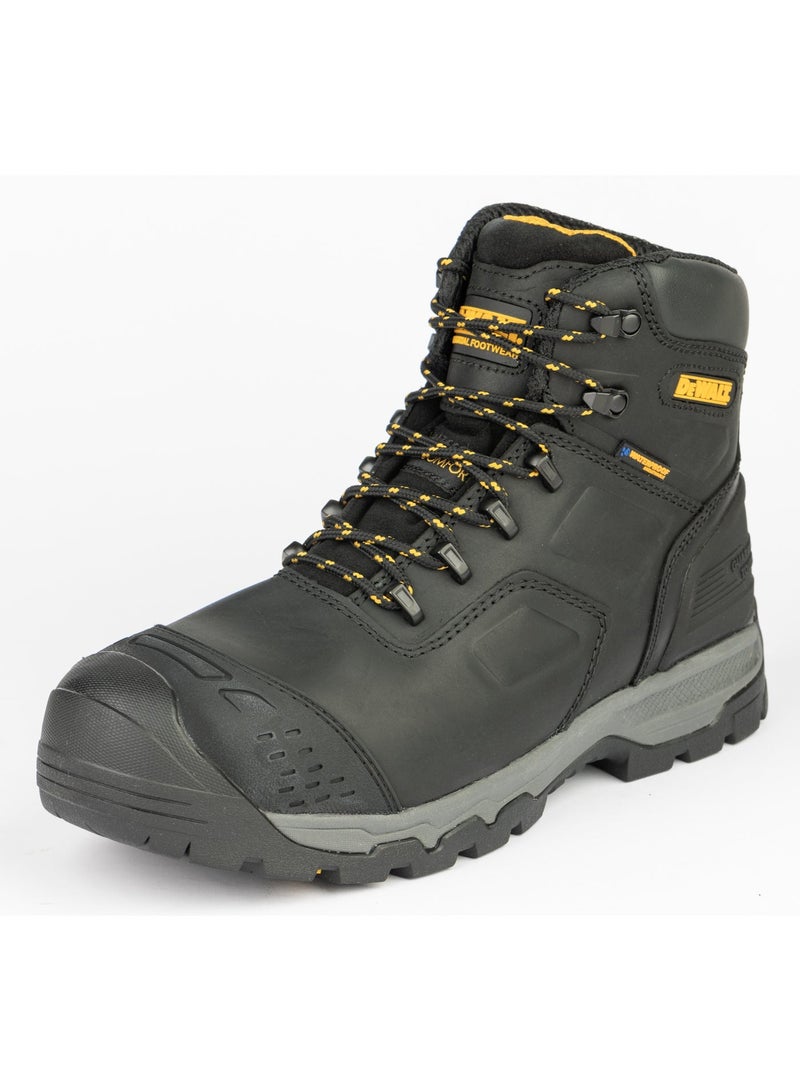 DEWALT Bulldozer Men's Steel Toe Waterproof Safety Work Boots - Black - Image 3