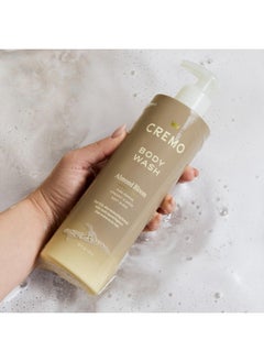 cremo Cremo Skin Moisturizing Almond Bloom Women's Body Wash, Notes of Spicy Pink Pepper, Creamy Almond, and Soft Suede, 16 Fl Oz  - Image 4