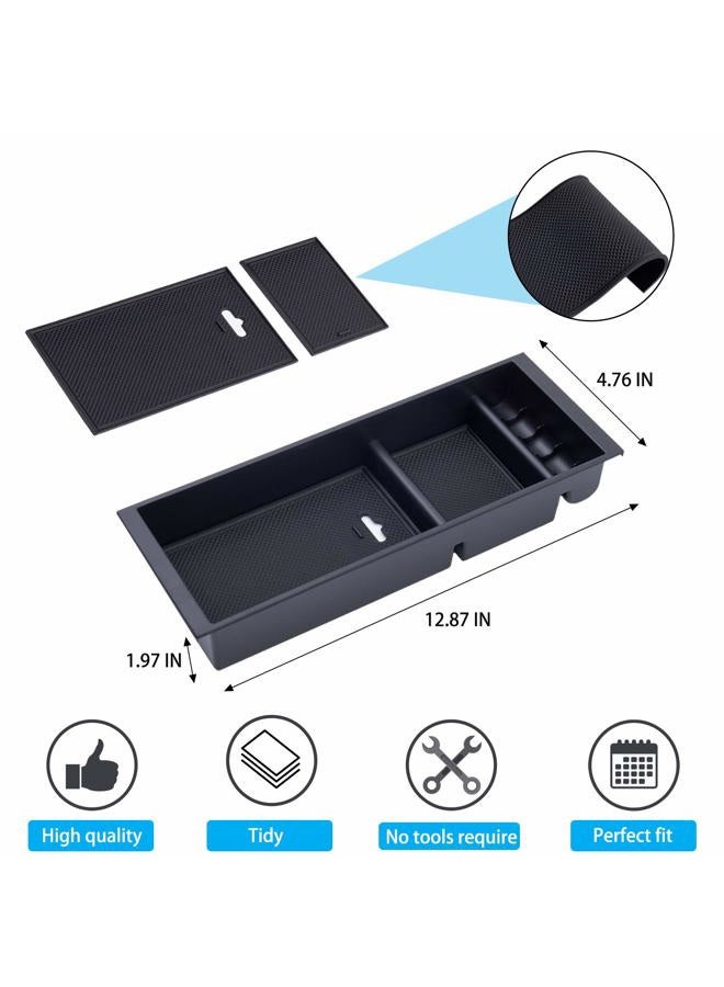 PIMCAR Compatible with Ford 2015-2020 F150, 2017-2022 F250 F350 F450, 2018-2022 Expedition Center Console Organizer Insert Tray Pallet Storage Accessories (Work Great with The Factory Tray) - One Tray - Image 5