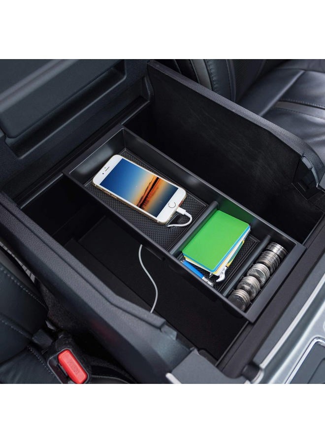 PIMCAR Compatible with Ford 2015-2020 F150, 2017-2022 F250 F350 F450, 2018-2022 Expedition Center Console Organizer Insert Tray Pallet Storage Accessories (Work Great with The Factory Tray) - One Tray - Image 2