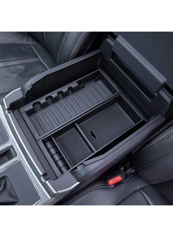 PIMCAR Compatible with Ford 2015-2020 F150, 2017-2022 F250 F350 F450, 2018-2022 Expedition Center Console Organizer Insert Tray Pallet Storage Accessories (Work Great with The Factory Tray) - One Tray - Image 1