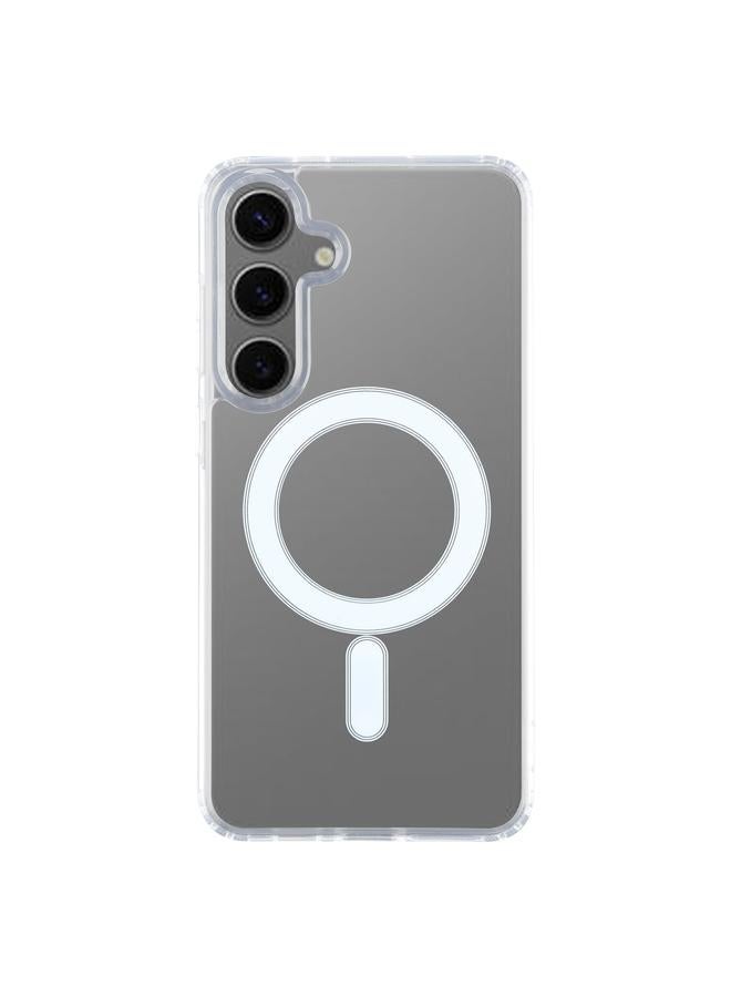 S-TOP Case For Samsung Galaxy S24+ 5G MagSafe Clear Acrylic PC +TPU Phone Case - Image 1