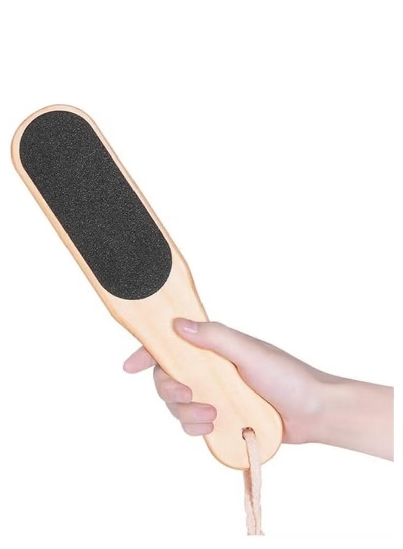 Wooden Foot File - Flexible Multi-Wave Pedicure File for Dead Skin Removal and Nail Renewal - Image 2
