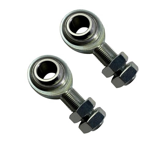 BST BSSP 2PCS Universal Street Rod Round 3/4" DD Steering Shaft Support Bearing Heim Joint Rod End Custom/Performance - Image 1