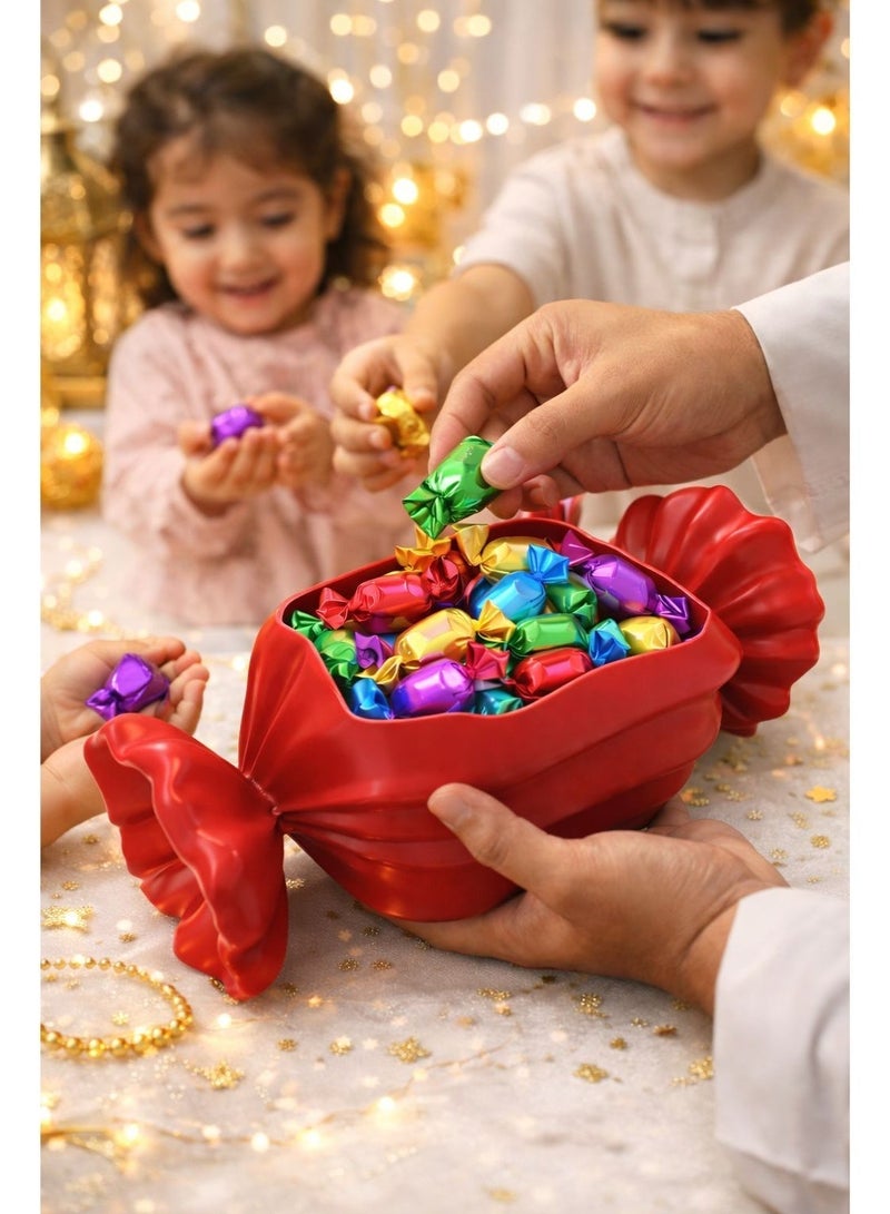 Decorative Candy-Shaped Dessert Serving Bowl – Appetizer & Sweets Plate - Image 3