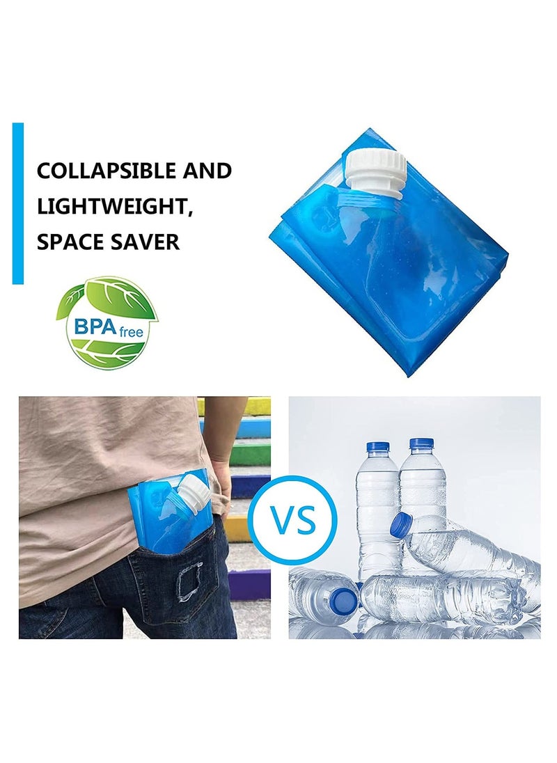 Generic - Folding Water Container, 5L+10L Outdoor Bag Car Carrier Container for Sport Camping Hiking Picnic BBQ Resistant Gift - Image 1