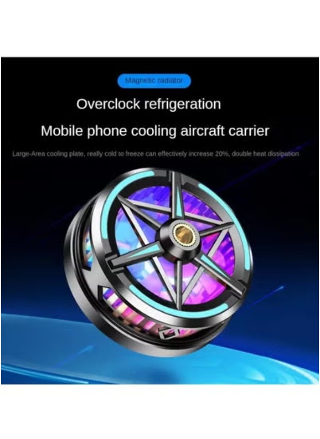 جاجيك Magnetic Semiconductor Mobile Phone Cooler S6 – Innovative Clip-On Cooling Fan with Built-In Magnetic Attachment and Advanced Semiconductor Technology – Ultra-Fast Heat Dissipation to Prevent Overheating – Lightweight, Portable Radiator Ideal for Mobile Gaming, Streaming, and Daily Smartphone Use – Compatible with Android & iOS Devices  - Image 3