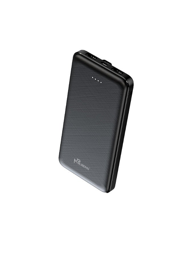 mpBLBERRI MP BLBERRI 10000mAh Power Bank 2A Fast Charging Portable Charger – Dual USB Battery Pack for iPhone, Android & Tablets – BLB-P717 - Image 1