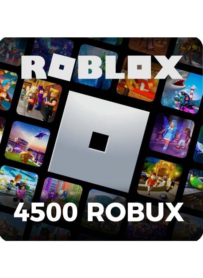 Global Roblox Digital Card - 4500 Robux