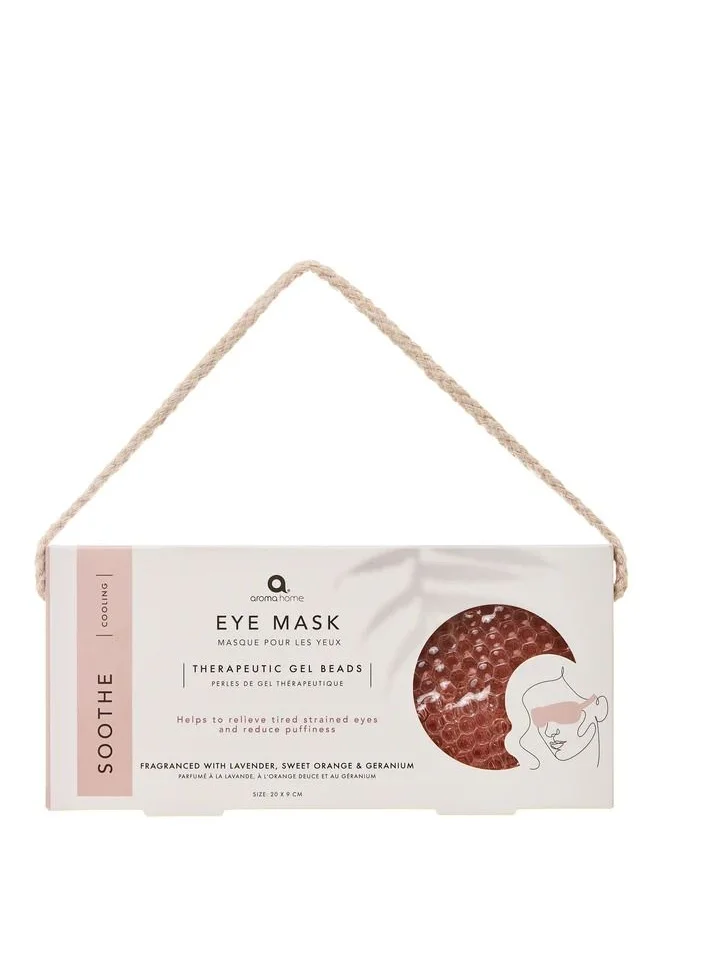 اروما هوم Essentials Gel Cooling Eye Mask - Pink