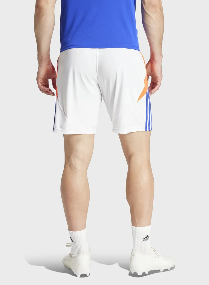 adidas شورت كرة قدم تيرو  أبيض مقاس
