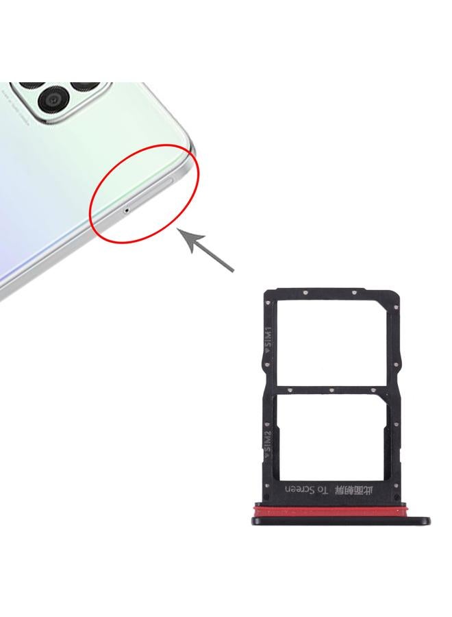 erorex SIM Card Tray + SIM Card Tray for Huawei Nova 8 se Youth (Black) - Image 4