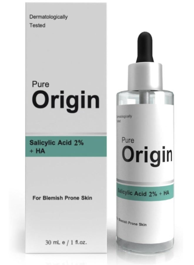PURE سيروم حمض الساليسيليك النقي 2% + HA 30 مل - Image 1