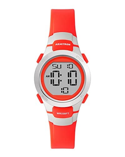 Armitron Sport Women's Digital Chronograph Resin Strap Watch, 45/7012 - Image 4