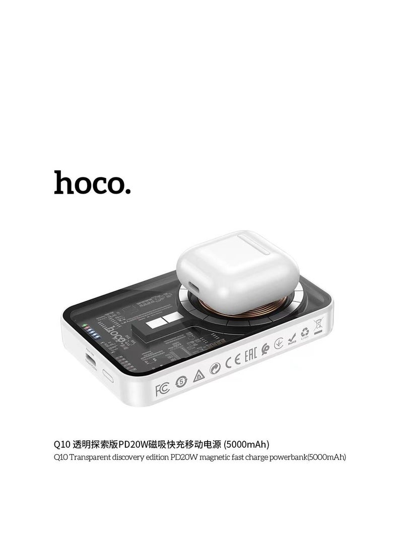 هوكو باور بانك “Q10” مغناطيسي لاسلكي شحن 5000mAh