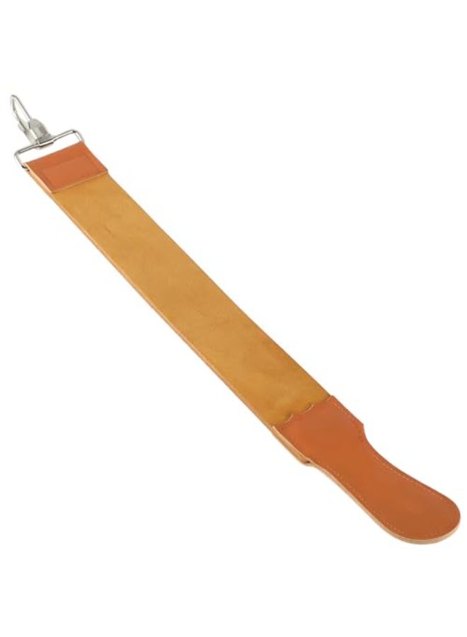 Jaasuee Straight Razor Strop Leather Sharpening Strap for Barber Use Brown J5036 - Image 1