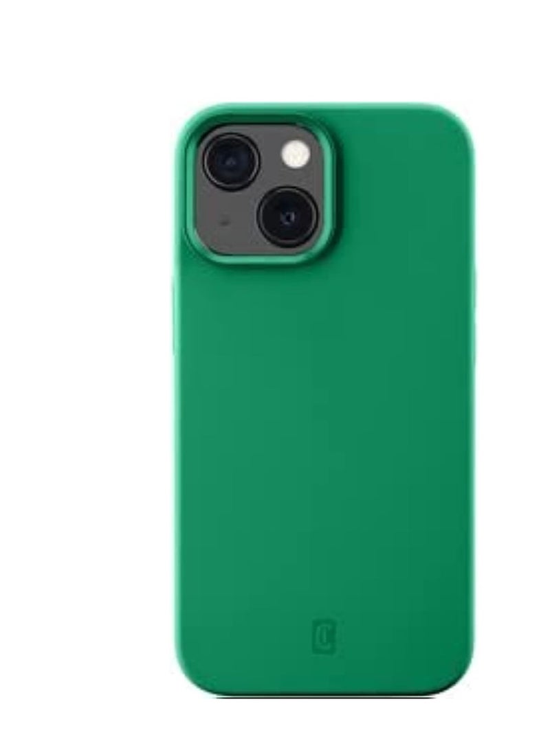 سيلولار لاين حافظة سيليكون ناعمة الملمس لهاتف آيفون 13 من سيليلار لاين مع تقنية مايكروبان مدمجة ومضادة للبكتيريا - أخضر - Image 1