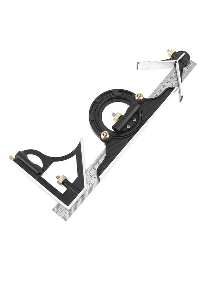 Combination Square Ruler Silver/Black - Image 1