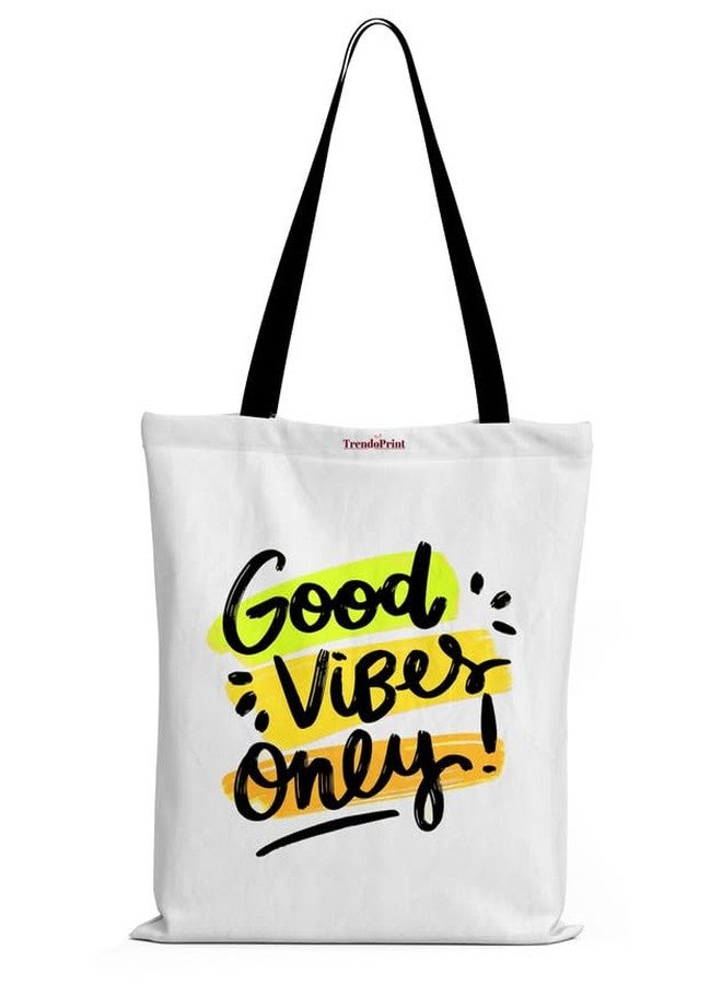 TrendoPrint Shopping/Grocery Bag, Multi-Purpose Bag, Sturdy Canvas Bag With 15Kgs Capacity Tote Bag For Women, College Bag For Girls (BTBN05) - Image 1