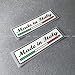 DXYMOO Made in Italy Italia Car Stickers Applique Auto Window Motorcycle Helmet Vinyl Decals 105x27cm 2PCS - Image 2