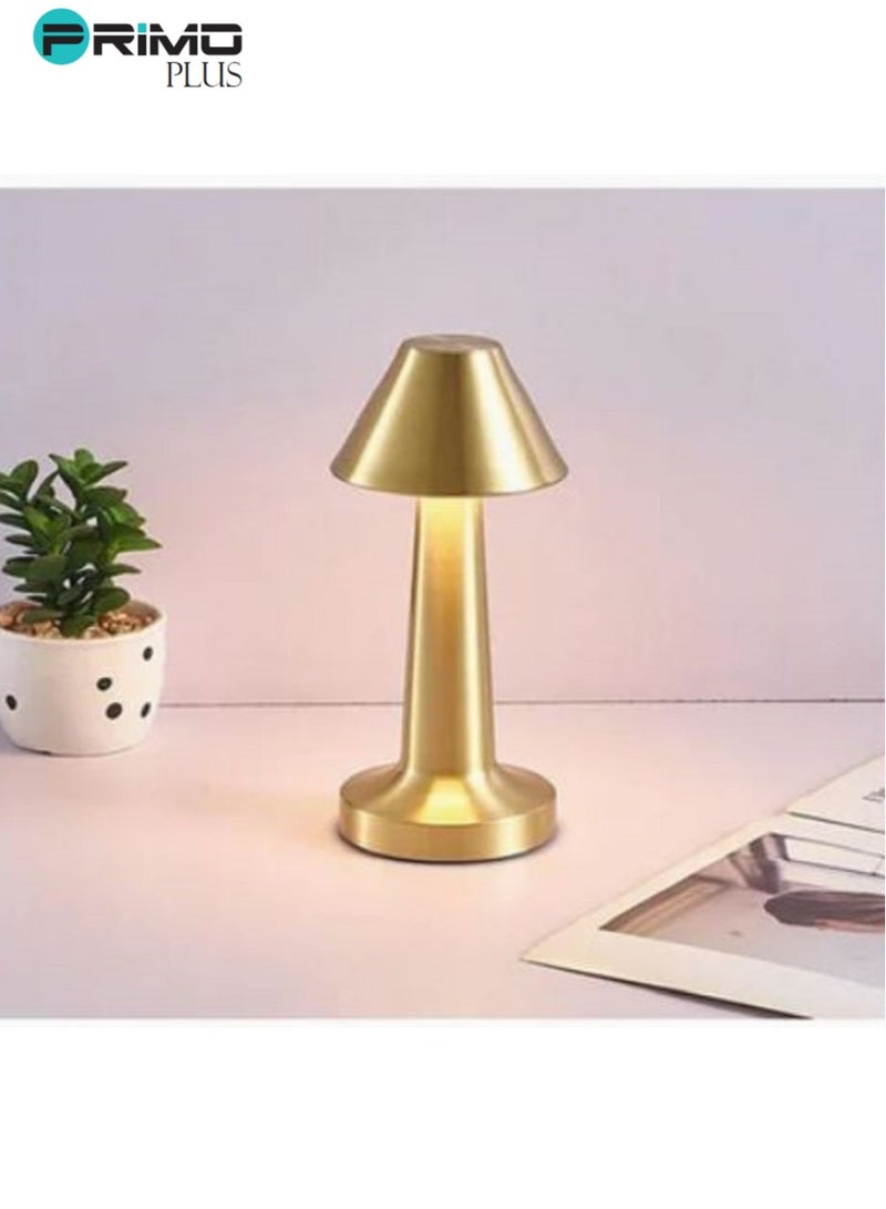 PRIMO PLUS Touch Desk Lamp, Bedside Table Lamp Cordless Battery Operated Lamp LED Rechargeable Nightstand Night Light Kids Reading Lamp for Bedroom, Home Office, Living Room - Image 2