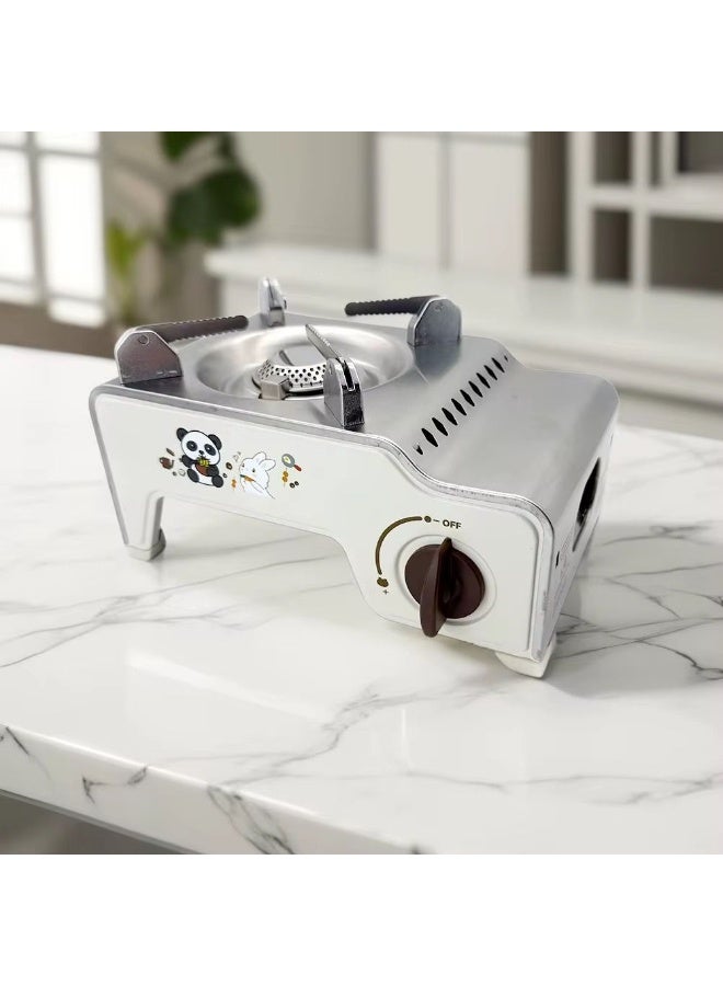 بلو فاير موقد غاز كاسيت محمول للرحلات بقوة 1940 واط – صغير ومتين من الفولاذ للكامبينغ والهايكنغ والرحلات والتخييم والشواء والسفر – تصميم خفيف ومدمج 22.6×15.6×12.5 سم للطهي الخارجي والطوارئ - Image 2