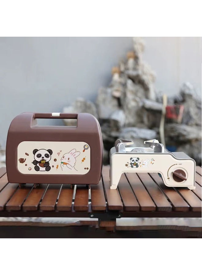 بلو فاير موقد غاز كاسيت محمول للرحلات بقوة 1940 واط – صغير ومتين من الفولاذ للكامبينغ والهايكنغ والرحلات والتخييم والشواء والسفر – تصميم خفيف ومدمج 22.6×15.6×12.5 سم للطهي الخارجي والطوارئ - Image 4