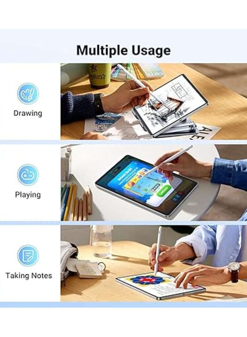 يوجرين إيكو قلم UGREEN LP787 Active لجهاز Apple iPad USB-C LED أبيض - Image 4