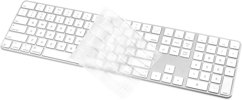 Oaky Keyboard Skin Cover for Apple iMac A3119 Release 2024 Waterproof Dust-Proof Ultra Thin Keyboard Skin Protector - TPU Clear - Image 1