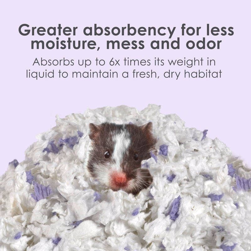 Kaytee Clean & Cozy Lavender Paper Bedding For Pet Guinea Pigs, Rabbits, Hamsters, Gerbils, and Chinchillas, 49.2 Liters - Image 5