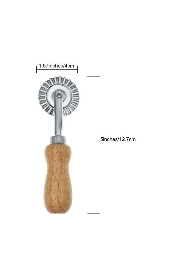YOKIND 1.57" Pastry Wheel Cutter，Kitchen Gadget Features Ravioli Crimper Cutter Wheel for Home and Kitchen Use - Image 4