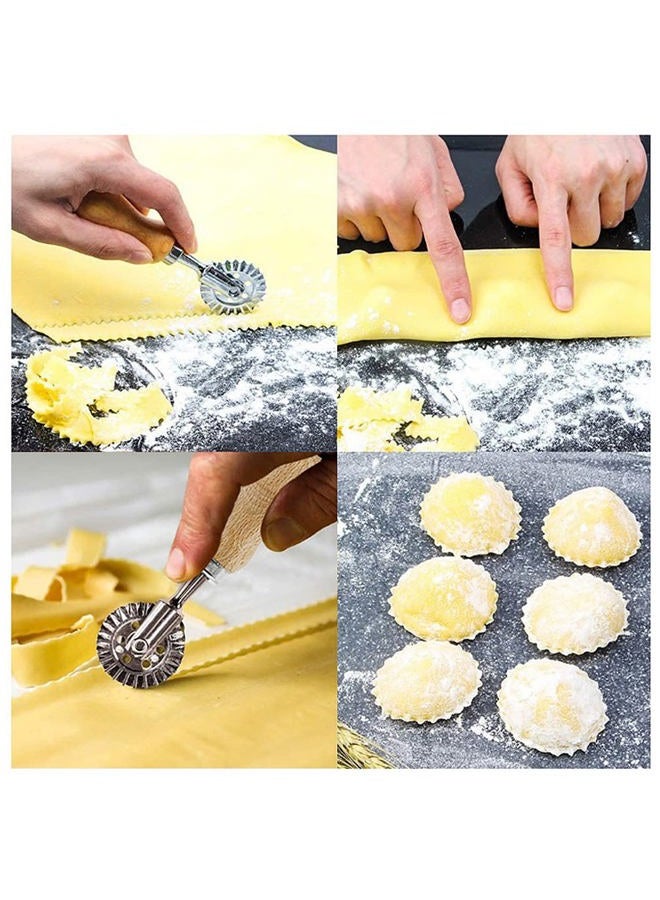 YOKIND 1.57" Pastry Wheel Cutter，Kitchen Gadget Features Ravioli Crimper Cutter Wheel for Home and Kitchen Use - Image 5