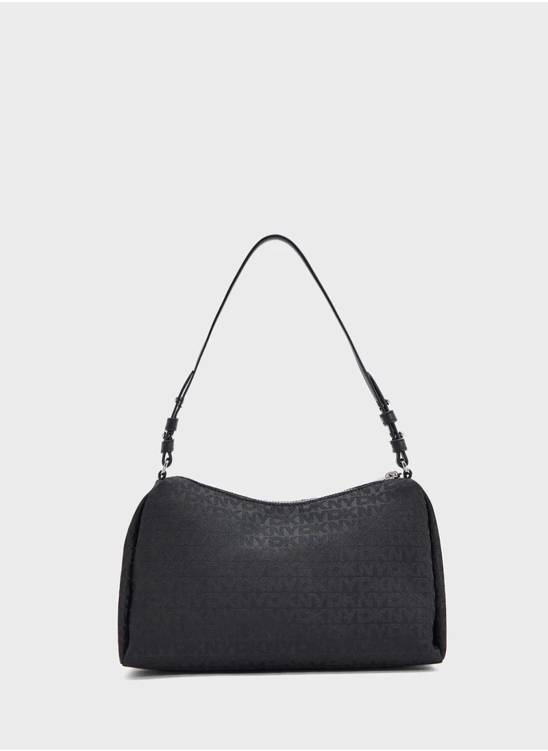DKNY Remy Logo Chain Detailed Satchel
