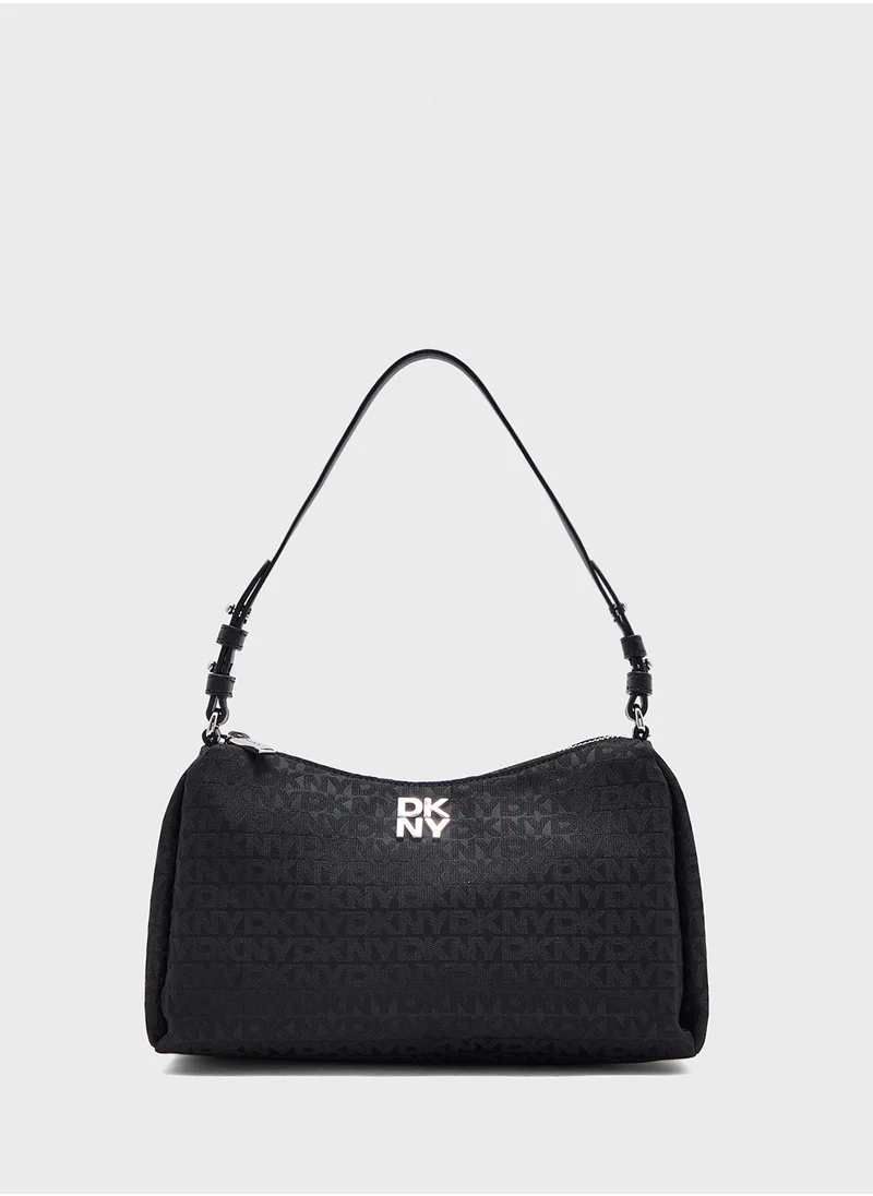 DKNY Remy Logo Chain Detailed Satchel