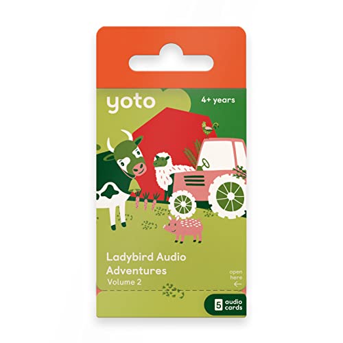 YOTO Ladybird Audio Adventures Collection Vol 2  Kids 5 Audio Cards for Use with Player  Mini Allin1 Audio Device ScreenFree Listening with Fun Playtime Bedtime  Travel Stories Ages 5 - Image 1