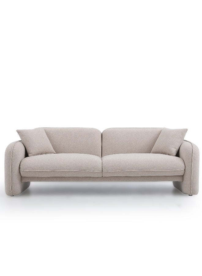 Baytonia Bono Trio Sofa - Beige and Gold - Image 3