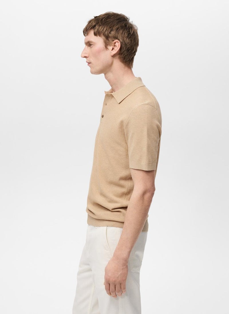 Mango Man Structured Polo  - Image 3
