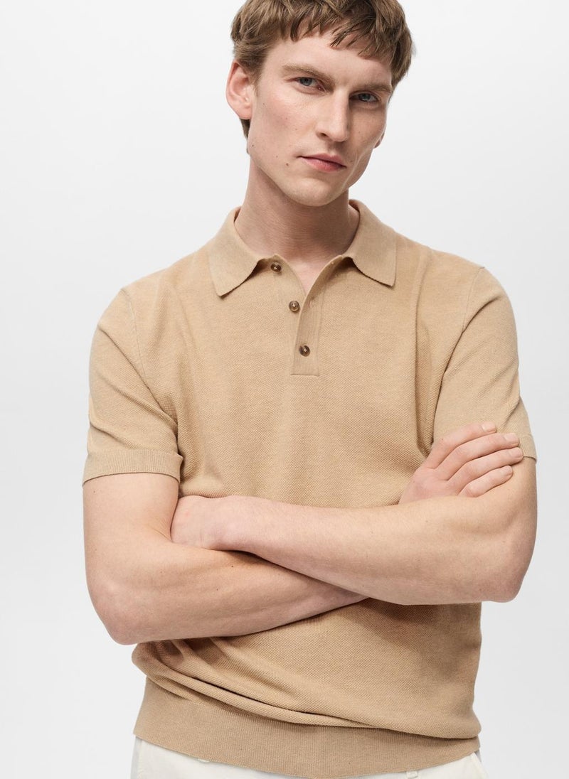 Mango Man Structured Polo  - Image 4