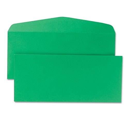 Quality Park Colored Envelope, Traditional, #10, Green, 25 per Pack (11135) - Image 5