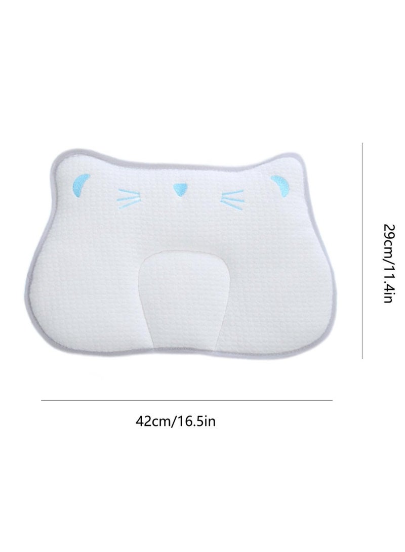 Toddler Pillows for Sleeping, Breathable Stuffed Pillows for Baby, Flat Head Support Plush Pillow for Comfort, Baby Travel Pillow for Shapes Head - Image 5