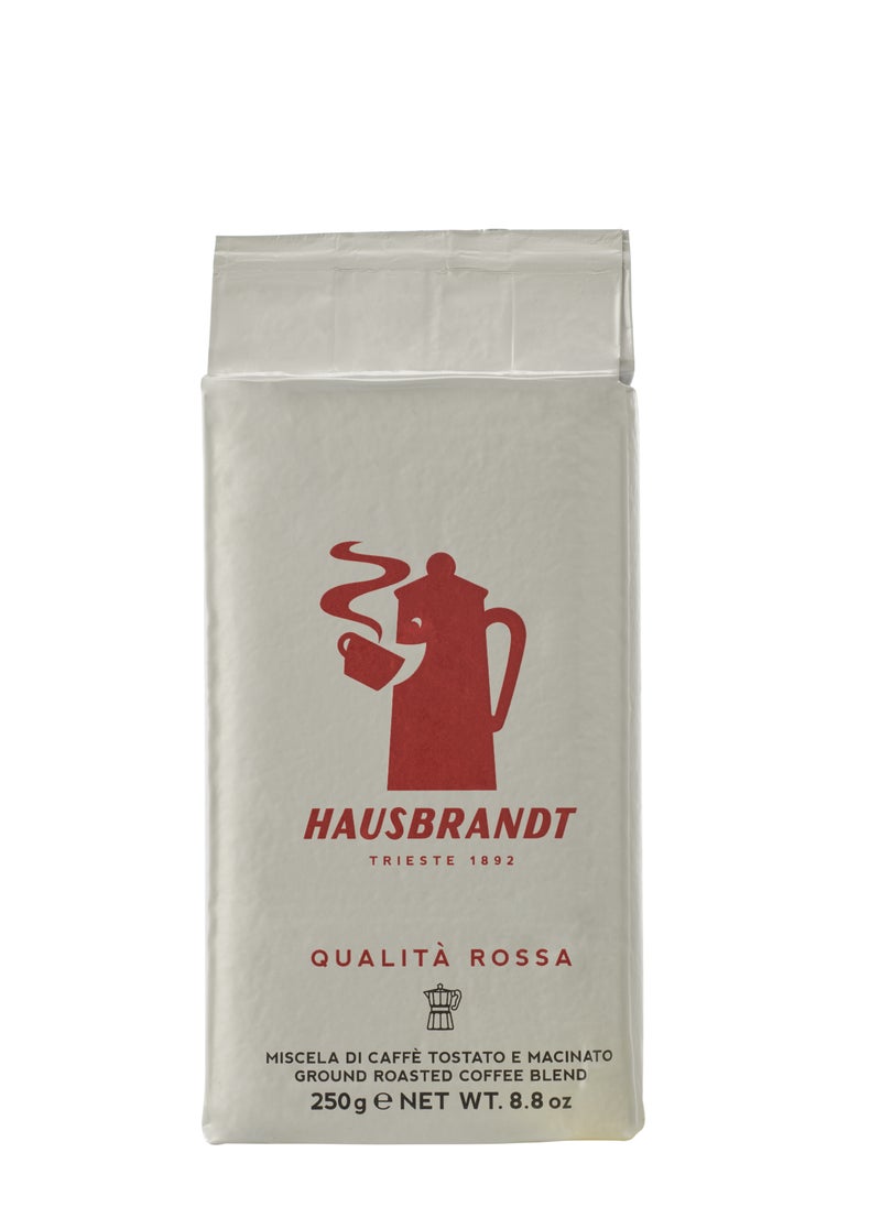 HAUSBRANDT - Hausbrandt ground coffee qualità Rossa 250g - Image 1