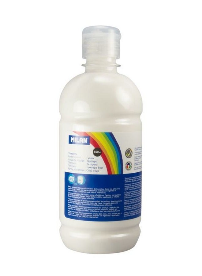 MILAN Poster Paint 500 ML Bottle White