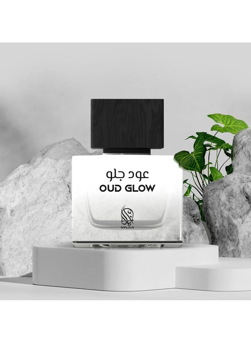 NYLAA Oud Glow Eau De Parfum For Unisex - 100 ML - Image 3