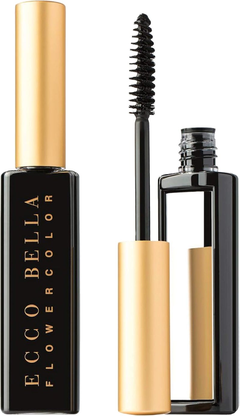 Ecco Bella All Natural Black Mascara for Sensitive Eyes - Volumizing and Lengthening Formula - Image 1