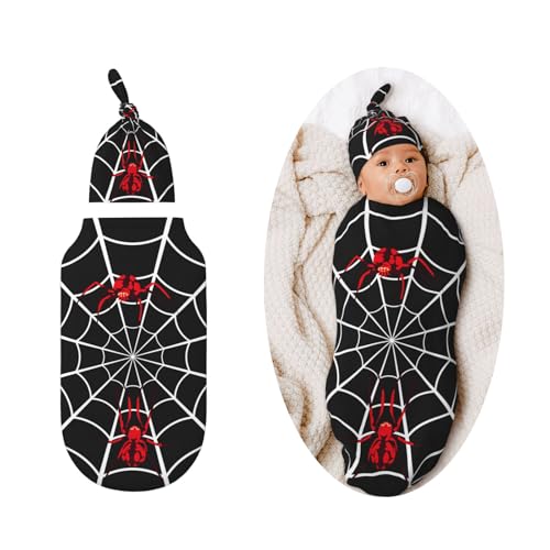 Figtihw Halloween Swaddle Blankets Soft Receiving Blanket Baby Swaddle Wrap for Baby Girls Boys - Image 1