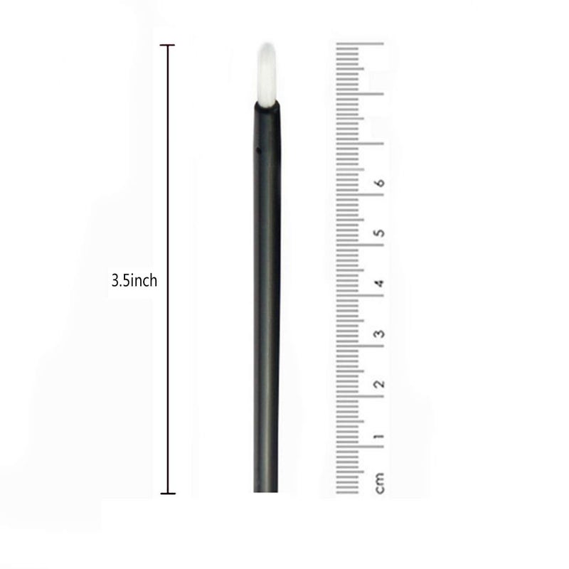 NESA Disposable Makeup Brush Set (Lip and Gloss Brush Wands Lipstick Applicators 50 Pcs) - Black - Image 4