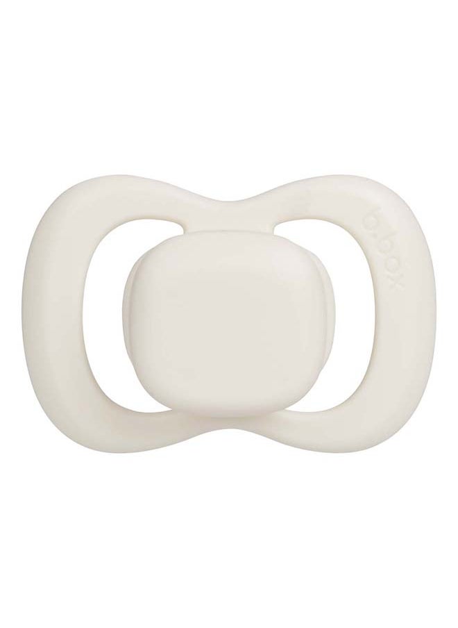 b.box Designer Pacifier Silicone Size 1, 0 - 6 M, 2 Pieces, Sage/Vanilla  - Image 2