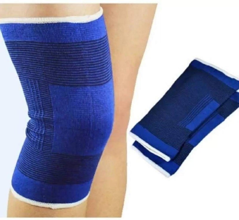 PRIMEBOX Blue Knee Support Protector For Men and Women Multi Use Sports Cricket, Badminton, Pain Relief - Image 1