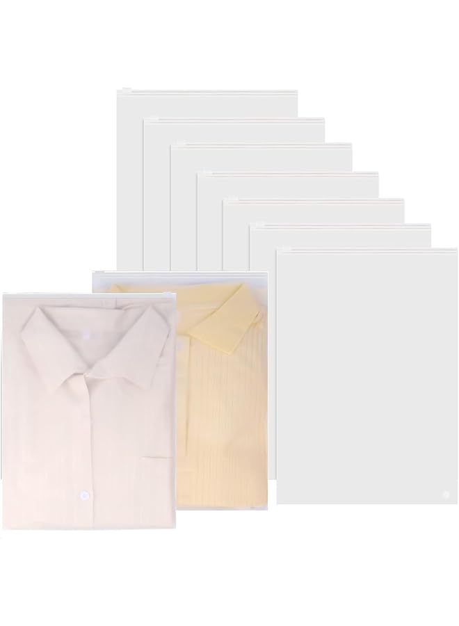 Zaboon Pcs Frosted Bags Agreon Frosted Resealable Bags Plastic Zip Lock Bags Travel Ziplock Bags For Clothes For Clothes Shoes Cosmetics Travel Accessories40 X 50Cm - Image 1