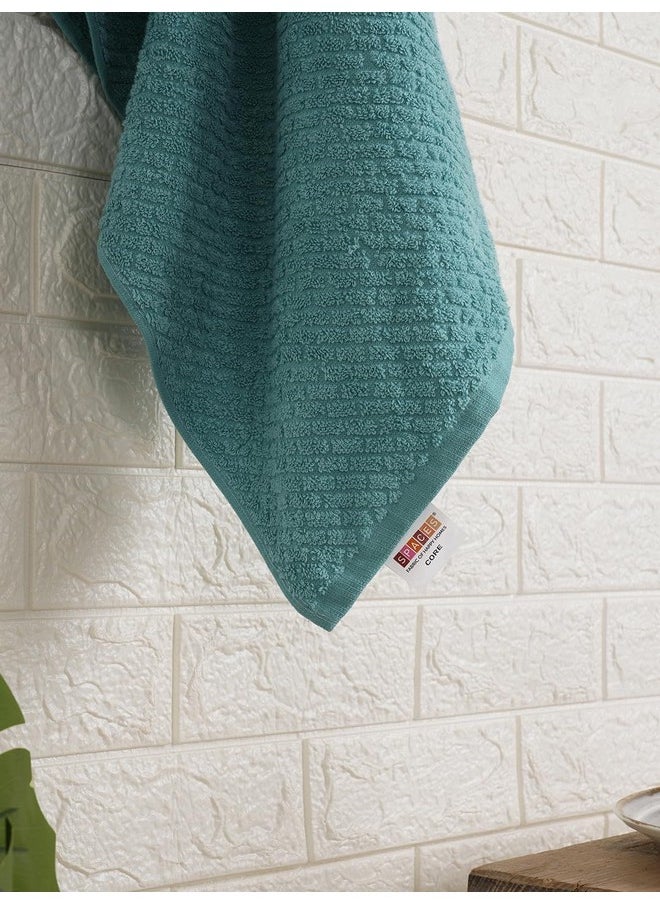 SPACES Spaces Genesis 100% Cotton Bath Towel-Dusty Turquoise  - Image 5